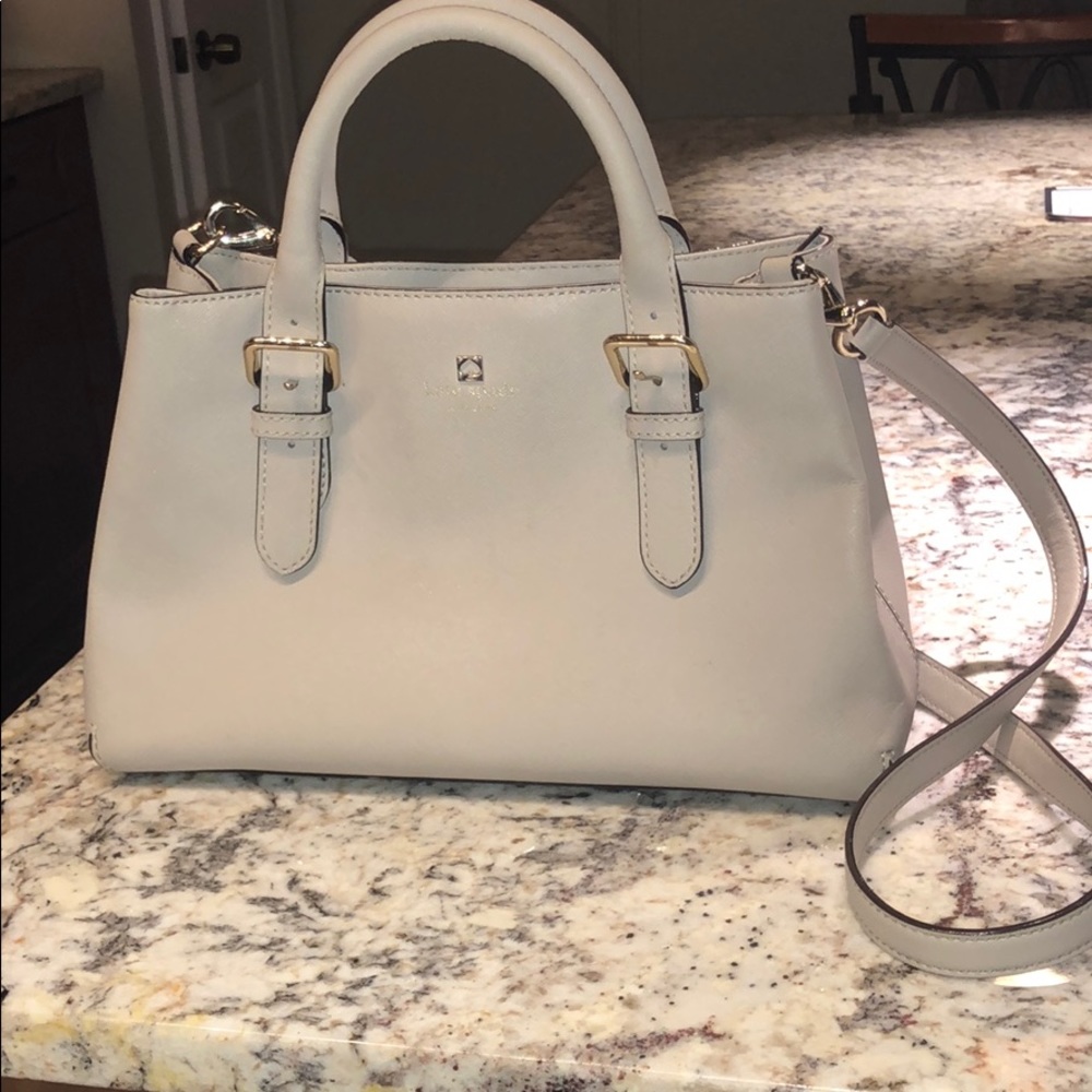 Nude kate spade satchel